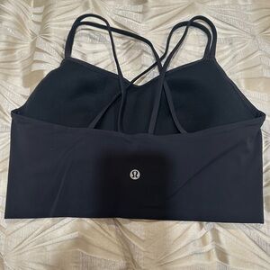 lululemon athletica Black Cross-Back Sports Bra